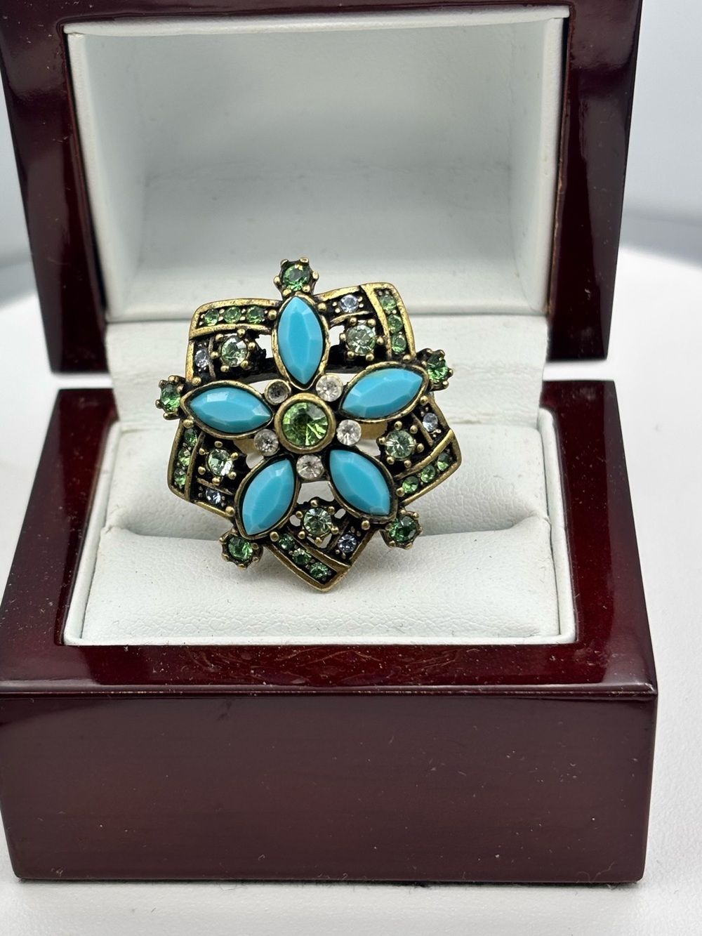 Heidi Daus Gemstone Ring Size 6